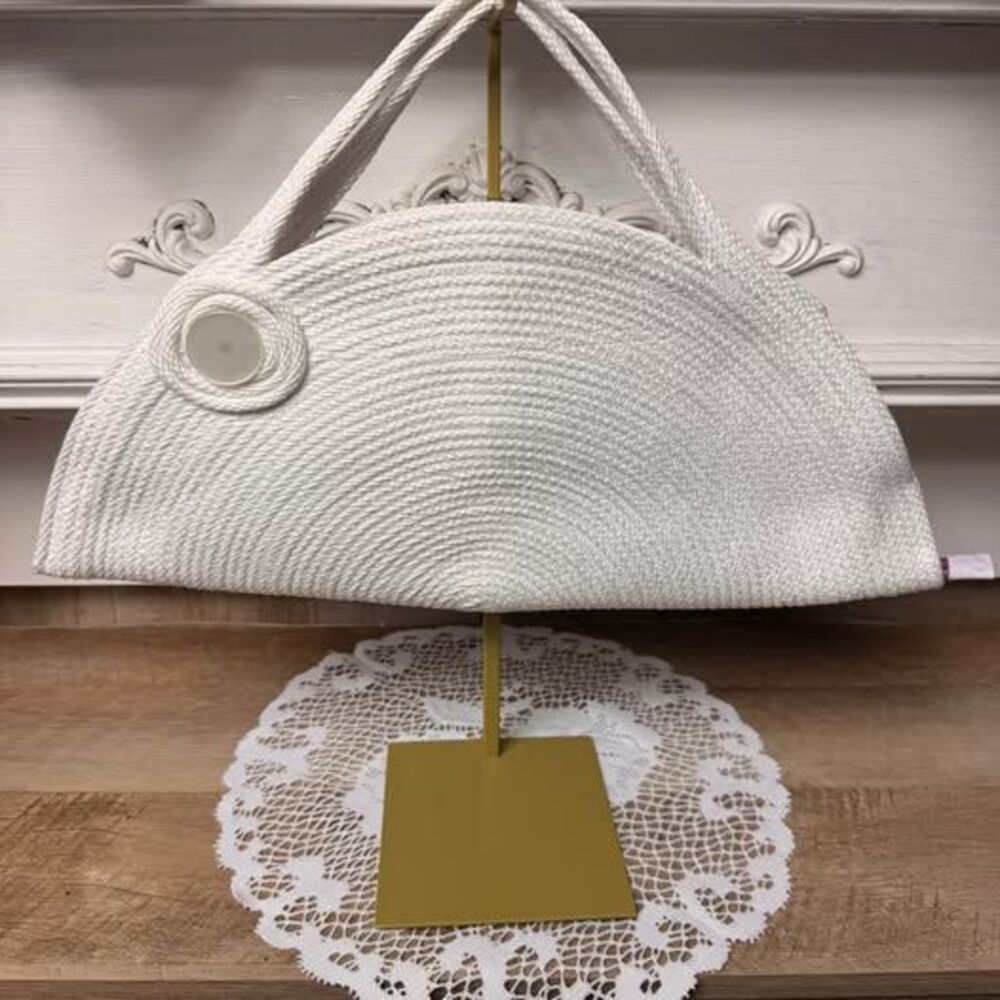 Handmade White Rope Purse! - Picture 4 of 5